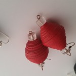 Earrings red wallpaper